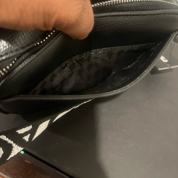 Karl Lagerfeld Black and Red Crossbody Bag with Heart Accents - Picture 8 of 11